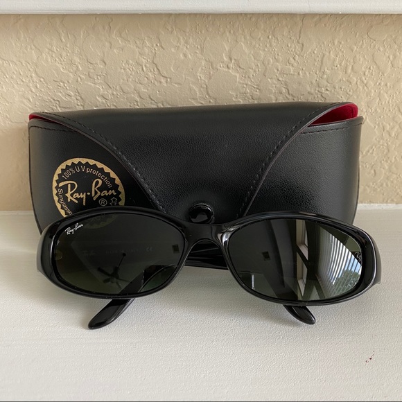 RAY-BAN SUNGLASSES RB 4043 658 Tortoise Oval Frame Green G-15 Lens Made in  Italy $23.99 - PicClick